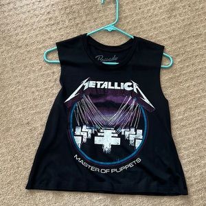 Metallica Master of Puppets Crop Tank